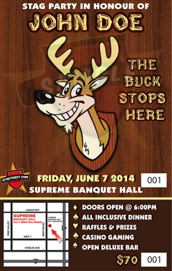 The Buck Stops Here Invite