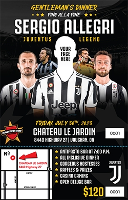 Juventus Legends Stag Ticket