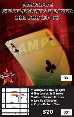 Wildcard Ace of Clubs Bachelor Invite