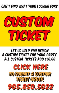 Custom Stag Party Ticket